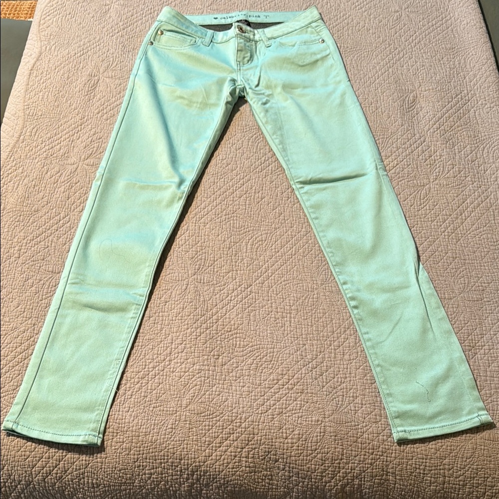 Women's Mint Green Jeans